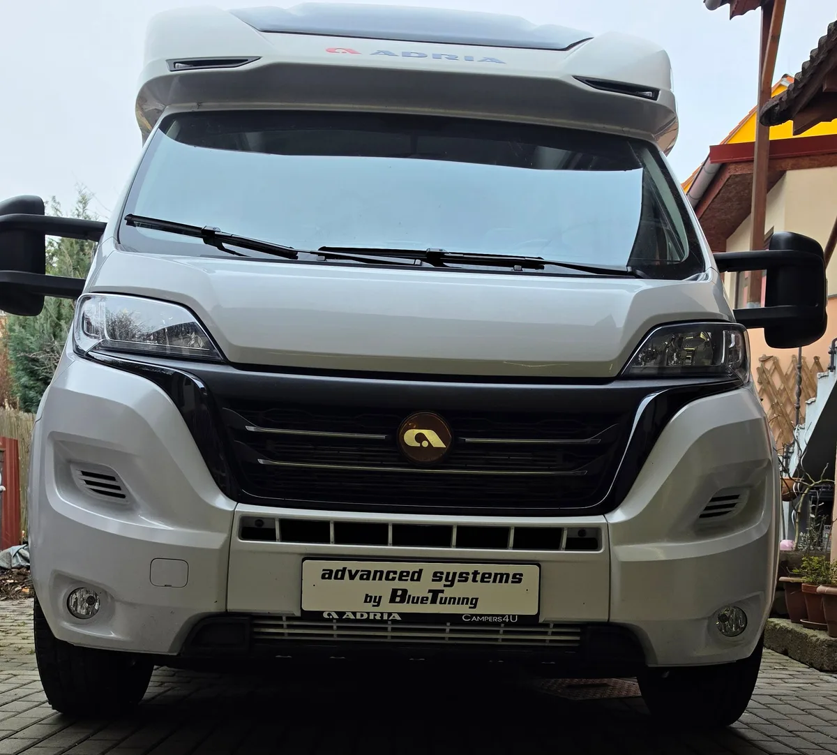 Obytná Adria na Fiatu Ducato se zabezpečením Pandora Camper