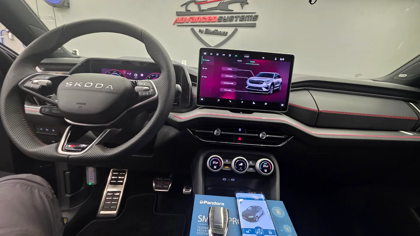 Škoda Kodiaq 2026: Pandora Smart Pro s rádiovým pagerem