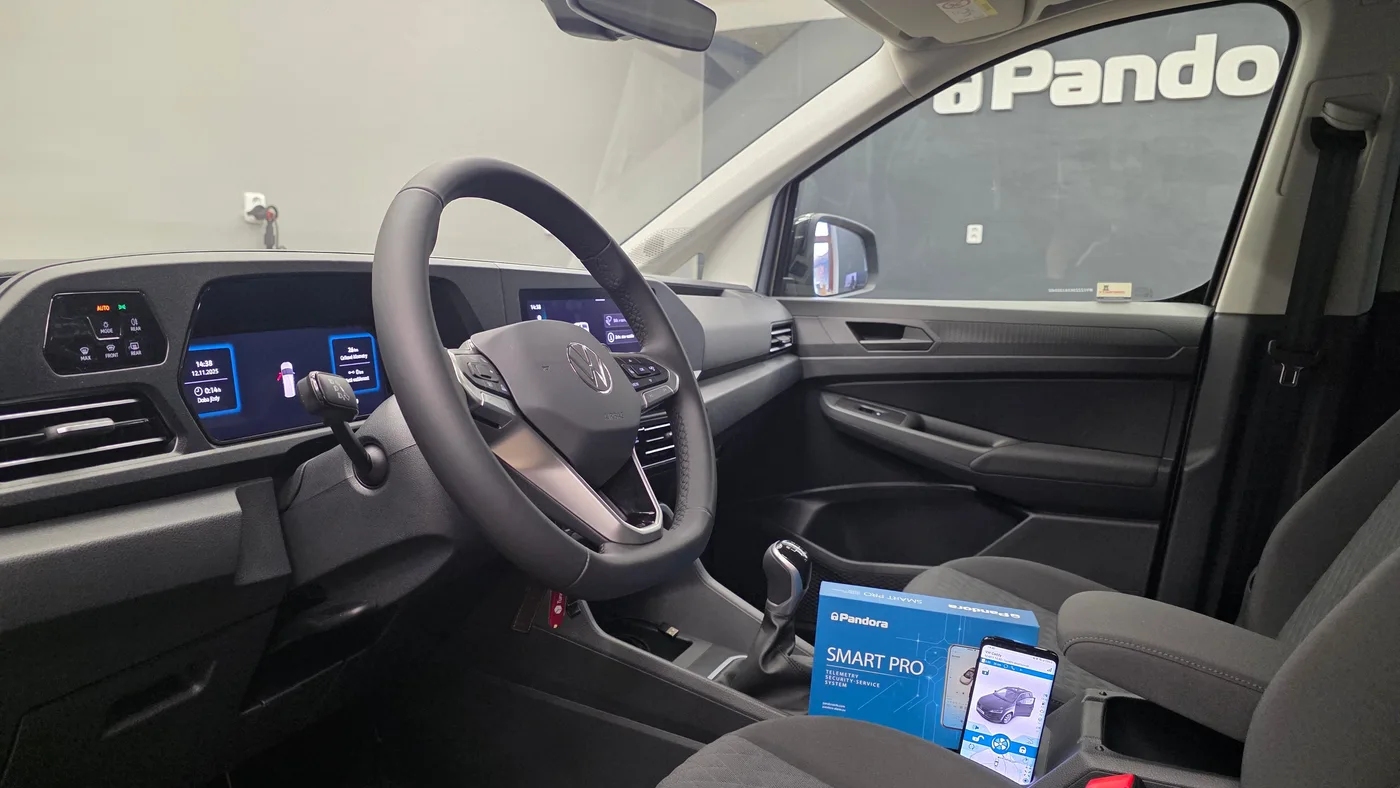 Volkswagen Caddy 2025: Pandora Smart Pro a pískování skel